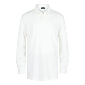 Slowear Zanone Pima Cotton Slim-Fit Polo White Mens